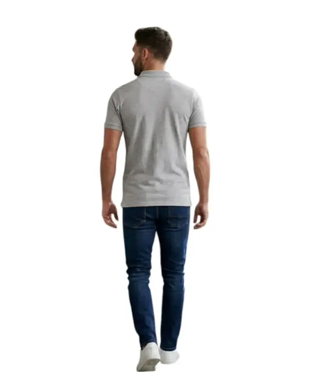 Ellesse - Ανδρικό Κοντομάνικο T-Shirt Polo Leonardo EHM217S26-GM03 Γκρι 2