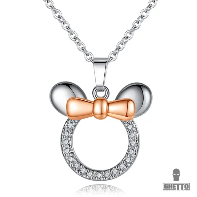 Ghetto Cute Necklace Minnie Cartoon For Women