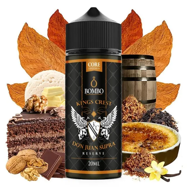 Bombo / Kings Crest Flavor Shots Don Juan Supra Reserve Core Edition 20ml to 120ml