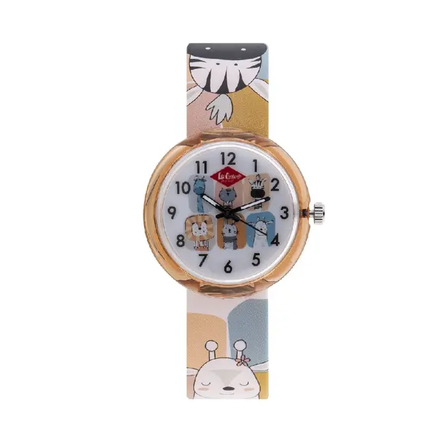 Lee Cooper Kids Watch Two Colour Silicone Strap LC.K.4.838
