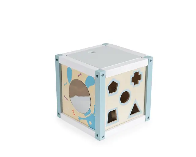Εκπαιδευτικός Κύβος Ξύλινος Moni Toys 1020 3800146223007 3