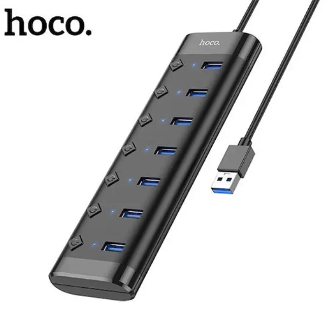 Hoco HB40 USB 3.0 Hub 7 Θυρών με σύνδεση USB-A