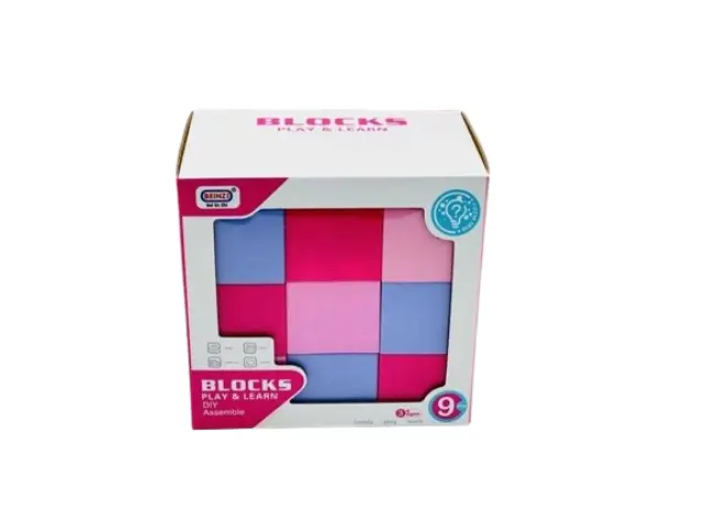 Σετ κατασκευών DIY με τουβλάκια - 9pcs - 6681-6 - 493474 2
