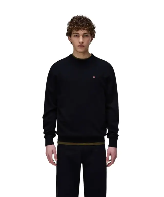 Napapijri - Ανδρικό Πουλόβερ Decatur 2.0 Relaxed Fit NP0A4G5W-941 Μαύρο - 2XL