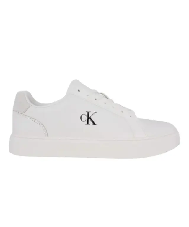 Calvin Klein - Ανδρικά Sneakers Ck Classic Cupsole Laceup Lth YM0YM01435-0K4 Λευκό