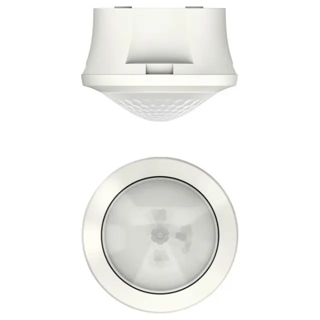 Motion Detector theMova S360-101 AP WH, 360°, 50 m² (Ø 8 m), 230 V AC, Surface-Mounted on Ceiling, IP54 (when fitted)