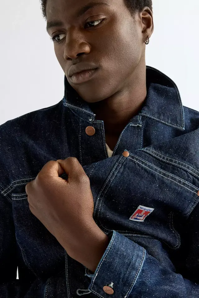 Wrangler Ανδρικό Τζιν Overshirt 112386944 - Dark Blue - XL 3