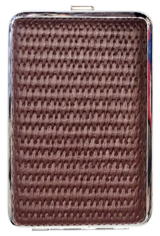 Ταμπακιέρα Belbox Καφέ Soft Touch - Slim