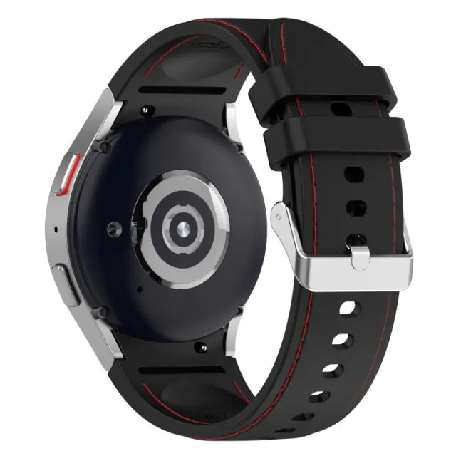Λουράκι για Galaxy Watch 6/ 6 Classic (Fits all 20mm)-Black/Red OEM 2