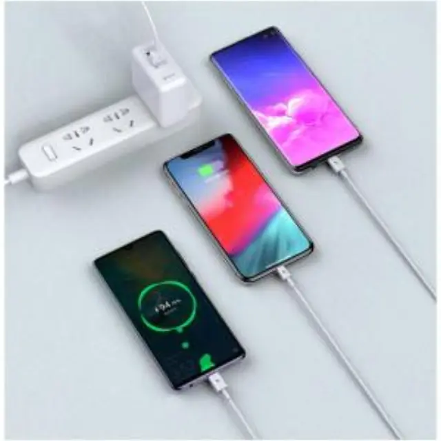 Καλώδιο Σύνδεσης USB 2.0 Devia EC141 3 σε 1 USB A σε Micro USB & USB C & Lightning 15W 1.2m Smart Λευκό N60275 3