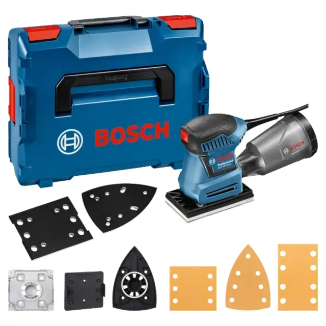 BOSCH Παλμικό Τριβείο Χούφτας 180W GSS 160-1A PROFESSIONAL με Σύστημα Αναρρόφησης 2