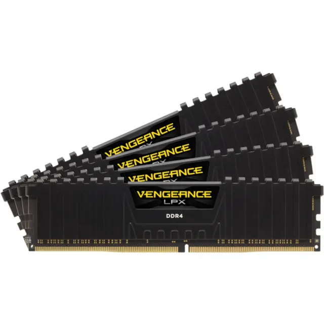 Corsair DIMM 64 GB DDR4-3200 (4x 16 GB) Quad-Kit (black, CMK64GX4M4E3200C16, Vengeance LPX, INTEL XMP)