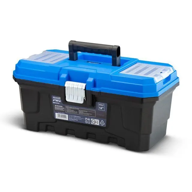 BORMANN Pro BTB3310 - BORMANN Pro BTB3310 Εργαλειοθήκη Χειρός Πλαστική "Wolf", Μεταλλικό Κούμπωμα & Ταμπακέρα (054290)
