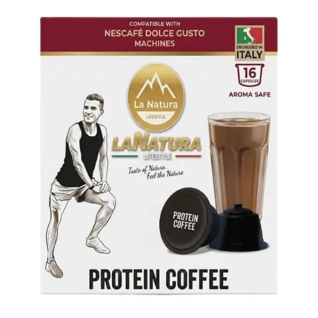 La Natura Lifestyle Protein Coffee 16 τμχ | Dolce Gusto