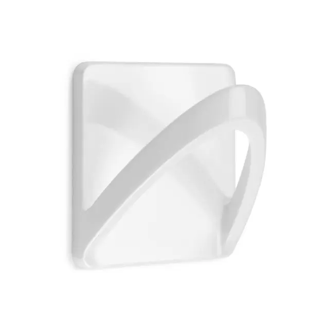 ΚΡΕΜΑΣΤΡΑ ΑΓΚΙΣΤΡΟ ΜΠΑΝΙΟΥ MONO ΑΔΙΑΒΡΟΧΟ INOFIX RIBBON ''ΚΟΡΔΕΛΑ'' 2190 65Χ65Χ45ΜΜ ME ΑΥΤΟΚΟΛΛΗΤΗ ΤΑΙΝΙΑ Λευκό