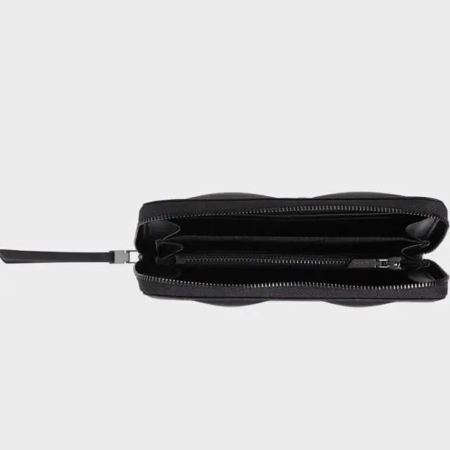 Calvin Klein - Γυναικείο Πορτοφόλι Μεγάλο Re-Lock Quilt Za K60K610774-BEH Μαύρο 2