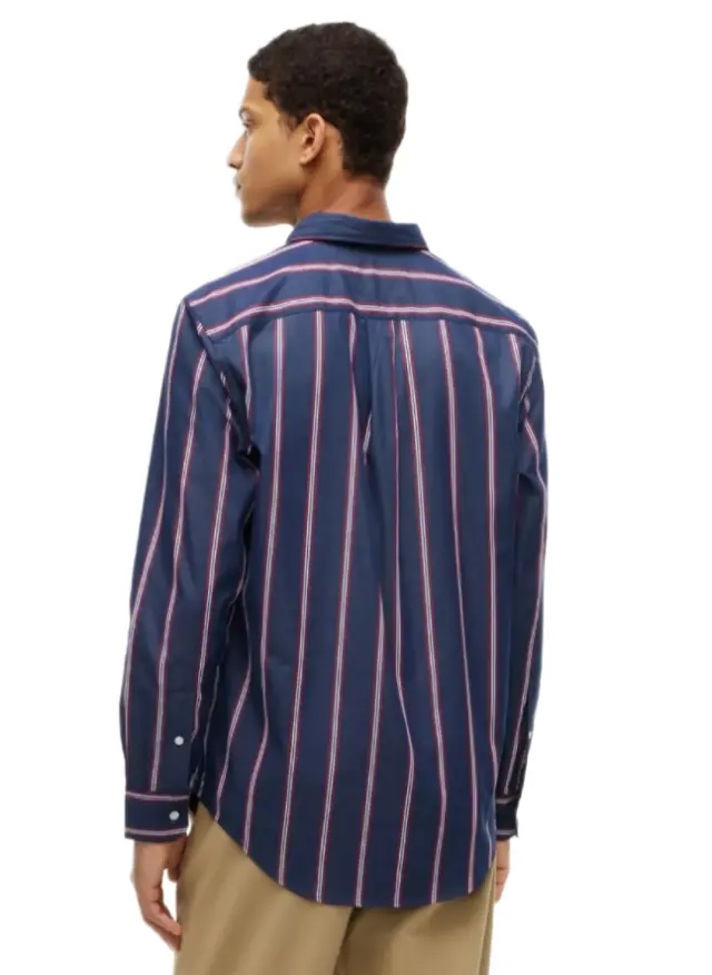 Tommy Hilfiger ανδρικό ριγέ πουκάμισο ποπλίνας MW0MW44588-1 2