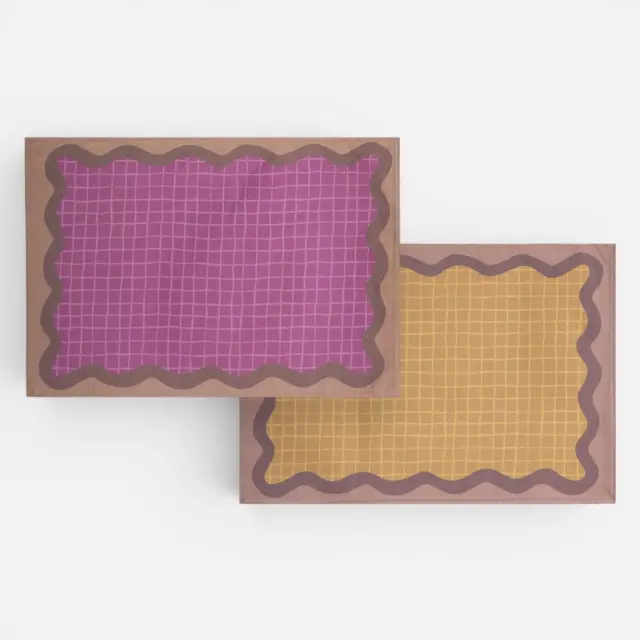 Σουπλά Nef-Nef Frame Mauve/Yellow 33x48