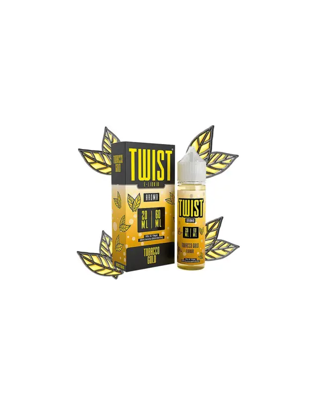 Twist Gold Tobacco Flavour Shot 20/60ml 60ml Twist E-Liquids