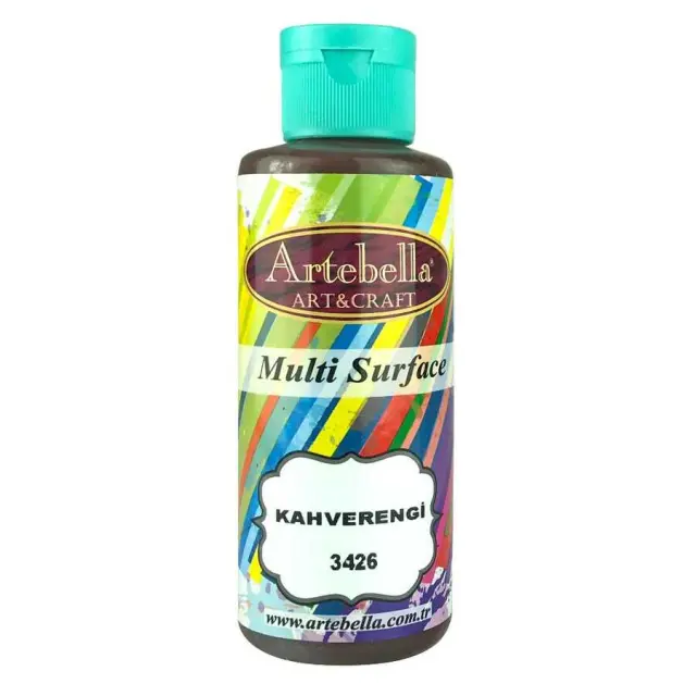 Artebella Ακρυλικό Χρώμα Multi Surface - 3426 Brown - 130ml