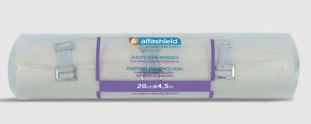 AlfaShield | Ελαστικός Επίδεσμος Ideal Bandage 20cm x 4.5m | 1Τμχ