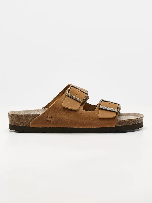 Genuins Πέδιλα Unisex δέρμα Καφέ GEN/HAWAII APURE G105999 COGNAC 2