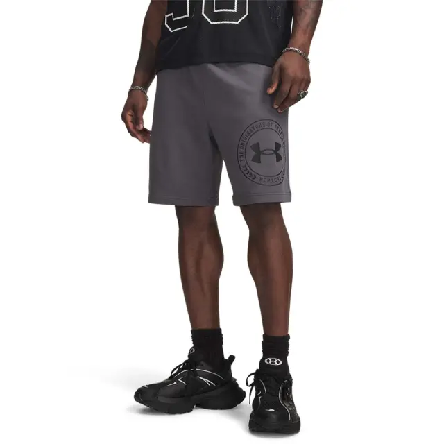 Under Armour Men's Rival Lightweight Graphic Shorts Γκρι Σκούρο 6014689-025 (Under Armour)