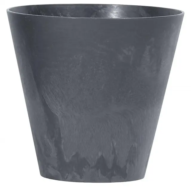 Κασπώ Tubus Beton Effect Ανθρακί Πλαστικό Φ40x37cm