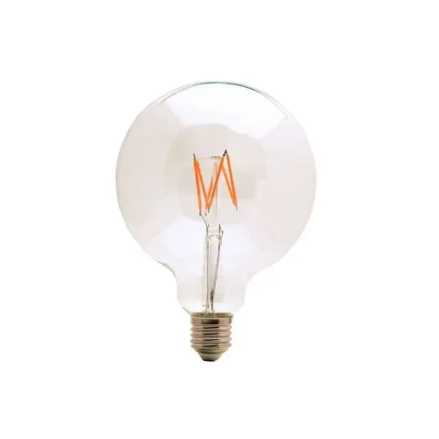 Filament LED Lamp E27, 230V, 5W, G125×185mm, 2200K, Dimmable