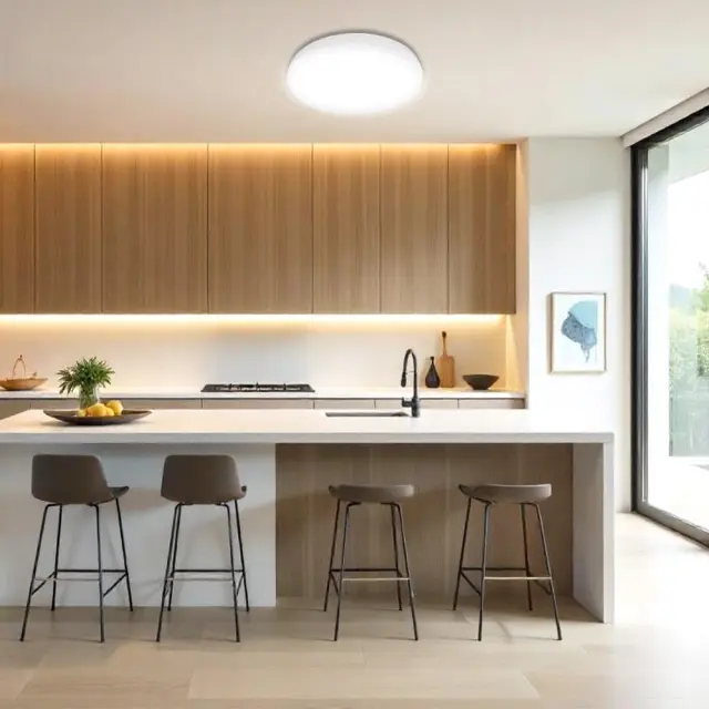 LED Στεγανό 32Watt SIRI Φωτιστικό Oροφής Πλαφονιέρα IP44 CCT Λευκό VIV004811 2