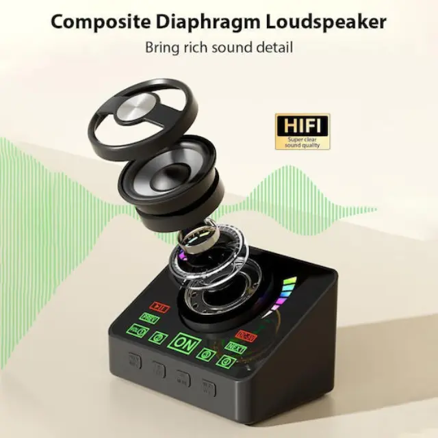 Σύστημα Karaoke με Ασύρματα Μικρόφωνα Q-4 TS04598 σε Μαύρο Χρώμα 2