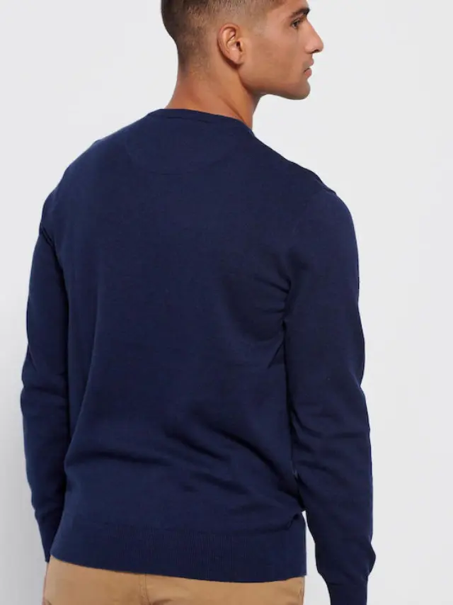 Funky Buddha Pullover Indigo Mel FBM006-001-09 2