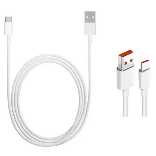Xiaomi Original USB-C Data Cable 6A 1m White (Bulk)