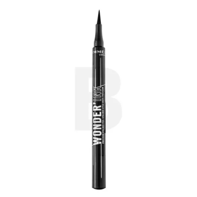 Rimmel London Wonder'Ink Ultimate Eyeliner Eyeliner with Wide Felt Tip Black