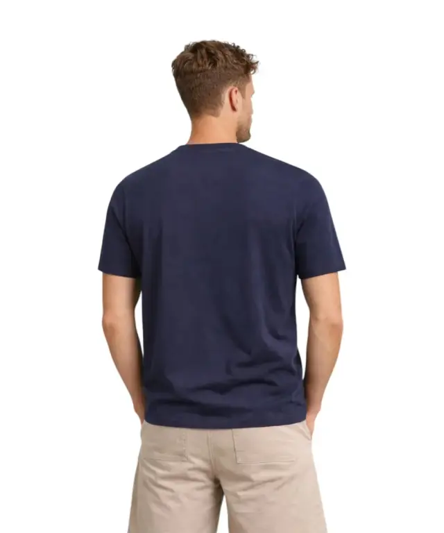 Norway Nautical School - Ανδρικό T-shirt Κοντομάνικο 856029-NAVY Μπλε Ναυτικό 2
