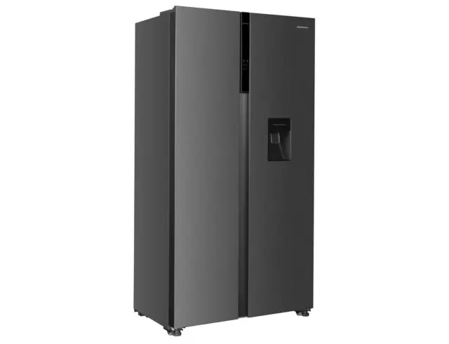 Ψυγείο Side by Side Heinner HSBS-H439NFXWDE++ Full No Frost, με Χωρητικότητα 439L, Ενεργειακή Κλάση Ε και Ύψος 177cm HSBS-H439NFXWDE++