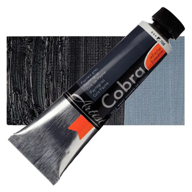Λάδι Νερού Talens Cobra - 708 Payne’s Grey - 40ml