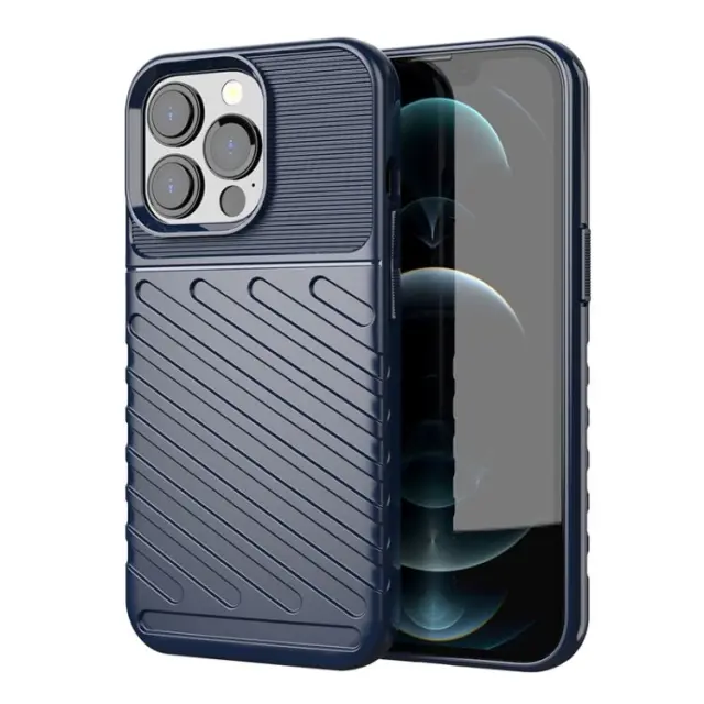 Thunder Case Προστατευτική Θήκη Σιλικόνης Για iPhone 13 Pro - Μπλε OEM