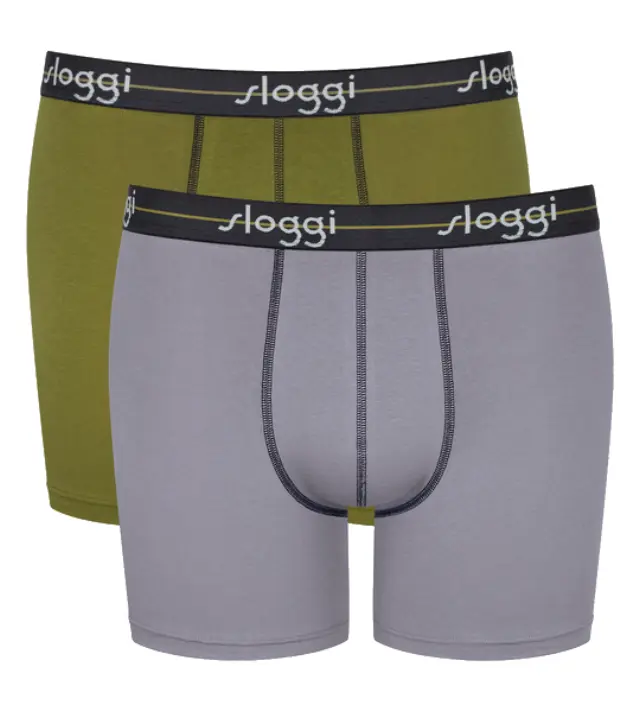Sloggi Men Start Short C2P Box ανδρικό μποξεράκι σετ 2τμχ 10206948-M029 - 4