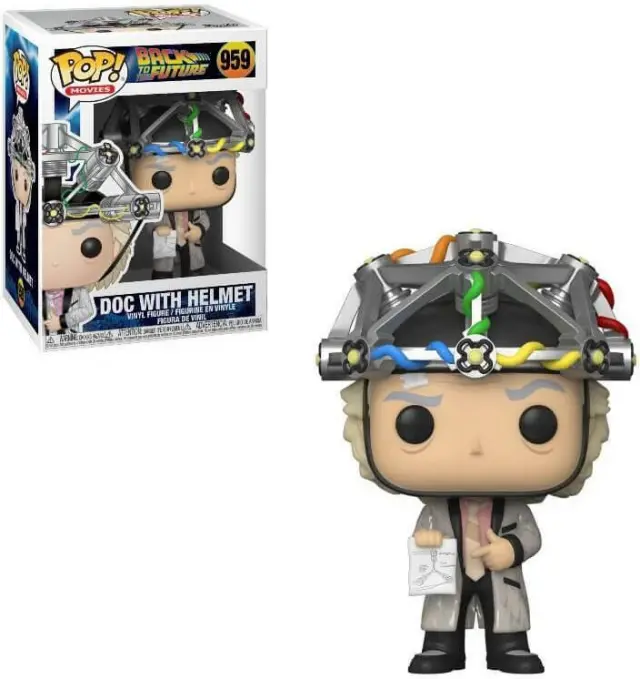 Funko Pop! Φιγούρα Movies: Back to the Future Doc With Helmet #959 Figure