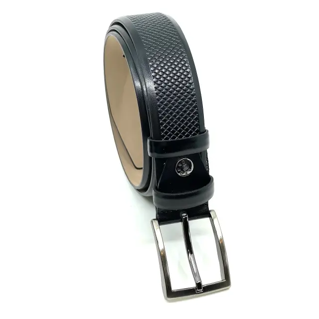 Μαύρη Ζώνη P.U. Leather 3,5 cm 3