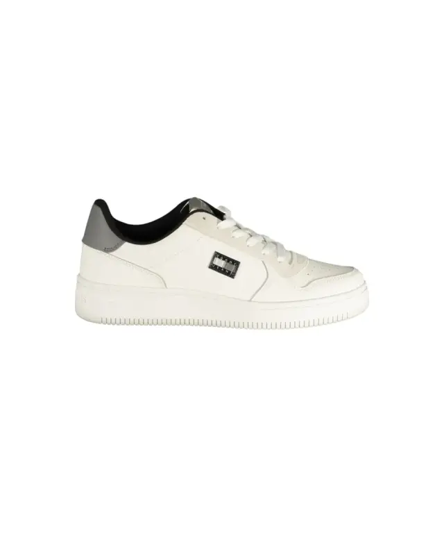 Tommy Hilfiger - Ανδρικά Sneakers Tjm Retro Basket EM0EM01681-0K6 Λευκό/Γκρι