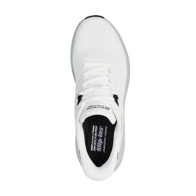 Skechers Slip In Fly Knit Bungee (118431-WGY) - Λευκό 3
