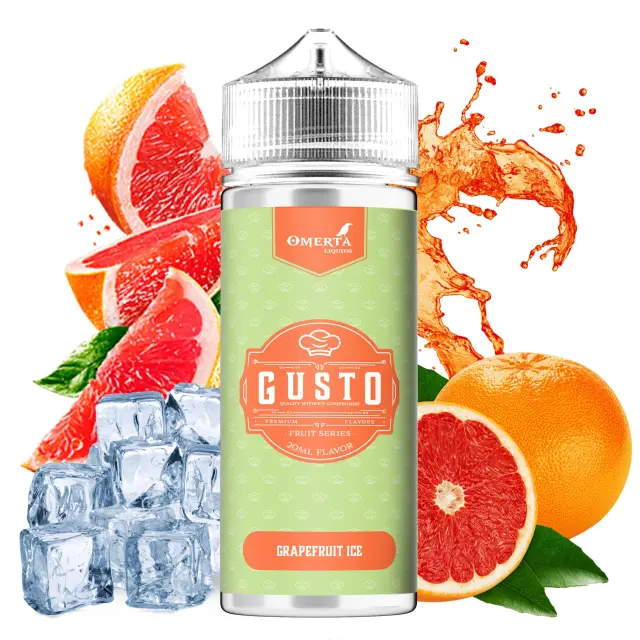 Gusto by Omerta Flavor Shots Grapefruit Ice 20ml to 120ml