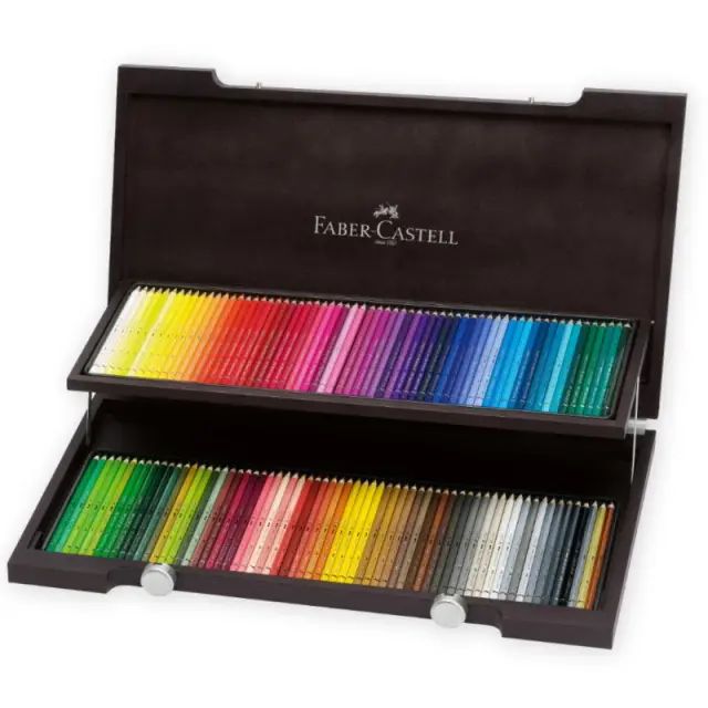 Σετ Μολύβια Ακουαρέλας Faber-Castell Albrecht Durer Ξύλινη Κασετίνα, 120 Χρώματα