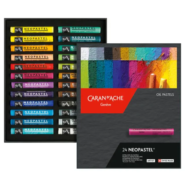 Caran d'Ache Σετ Λαδοπαστέλ Neopastel, 24 Χρώματα