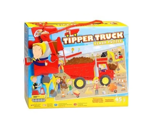 PUZZLE FLOOR TIPPER 63cmX43cm 45PC