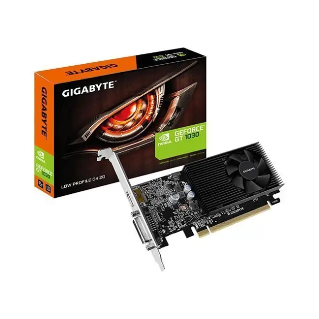 Gigabyte Κάρτα Γραφικών GeForce GT 1030 2GB GDDR4 D4 (GV-N1030D4-2GL)