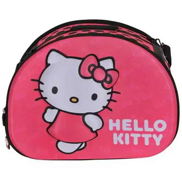 Τσάντα Μεταφοράς Hello Kitty 3D γάτας EVA ανάγλυφη ροζ 42x33x29cm 2