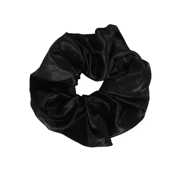 Sister Young LILU Σατινέ Λάστιχο Μαλλιών Scrunchie Μαύρο